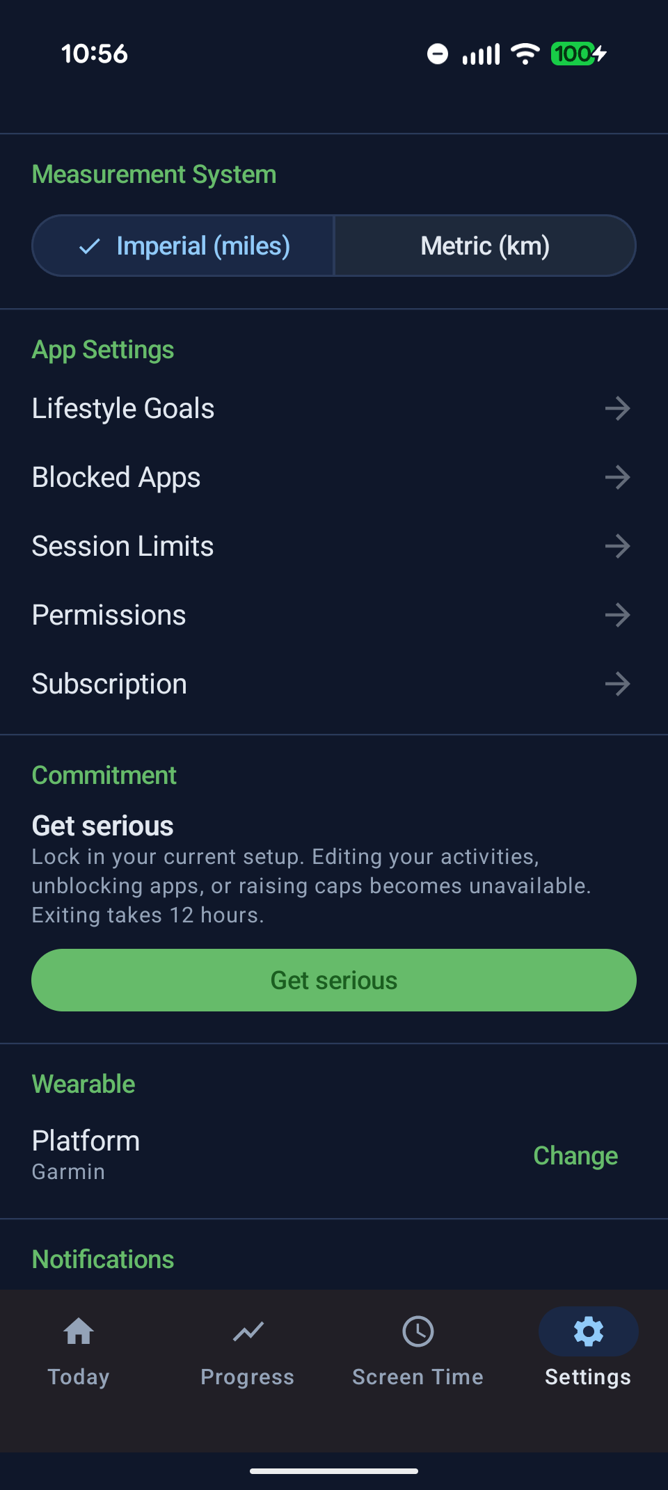 Get Serious confirmation dialog